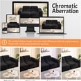 thumbnail image 4 of JERFIT Black Sparkling Chenille Fabric Modular Sectional Sofa, 3-Seater Tufted Couch with Deep Seat for Living Room, Apartment, No Assembly Required, 4 of 5
