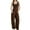 Coffee, variant on WENWU Corduroy Overalls for Women Barrel Wide Leg Bib Pants Adjustable Strap Workwear Jumpsuits with Pockets Jumpsuit Spandex Jumpsuit Outfit Wedding Guest