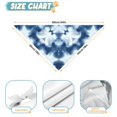 thumbnail image 6 of Dog Bandana 1 Pack,Blue White Tie Dye Mandala Pattern Bandanas for Dogs,Cat Bandana,Small/ Large Dog Bandana 2 Size,Dog Bandanas, 6 of 6