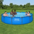 thumbnail image 2 of Bestway Steel Pro MAX 12’ x 30" Metal Frame Above Ground Pool, Blue, POOL ONLY, 2 of 11