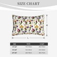 thumbnail image 4 of Daiia Tulips Flowers Bedding Waterproof Pillow Protector Zippered Queen – Bed Bug Proof Pillow Encasement-20"x30", 4 of 6
