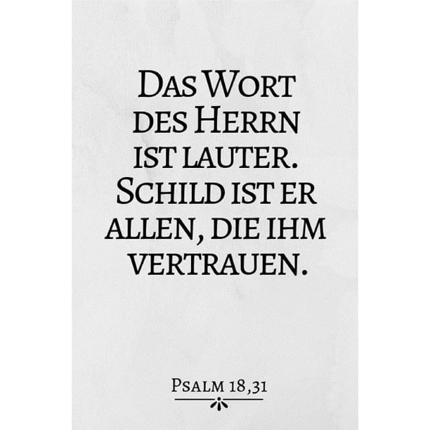 Das Wort Des Herrn Ist Lauter. Schöner Notizblock A5 120 Seiten