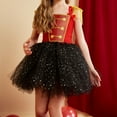 thumbnail image 4 of FhsagQ Robe pour Filles Ensemble de Robe Style Britannique pour Filles Robe Jupe à Bretelles à Pampilles Robes de Pâques pour Filles 10-12 Robes d'Hiver pour Filles Taille 7-8 Rouge Melon D\'eau 7-8 Ans, 4 of 7