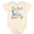 thumbnail image 3 of Inktastic My Aunt in Ohio Loves Me Boys or Girls Baby Bodysuit, 3 of 5