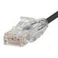 thumbnail image 3 of Monoprice Cat6 Ethernet Patch Cable - 50 feet - Black | Snagless RJ45 Stranded 550MHz UTP CMR Riser Rated Pure Bare Copper Wire 28AWG - SlimRun Series, 3 of 5
