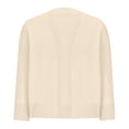 thumbnail image 5 of UJNDER Women's Lightweight Lace Crochet Cardigan Three Quarter Sleeve Knit Shawl Top Womens Cardigan Sweaters Beige S, 5 of 6