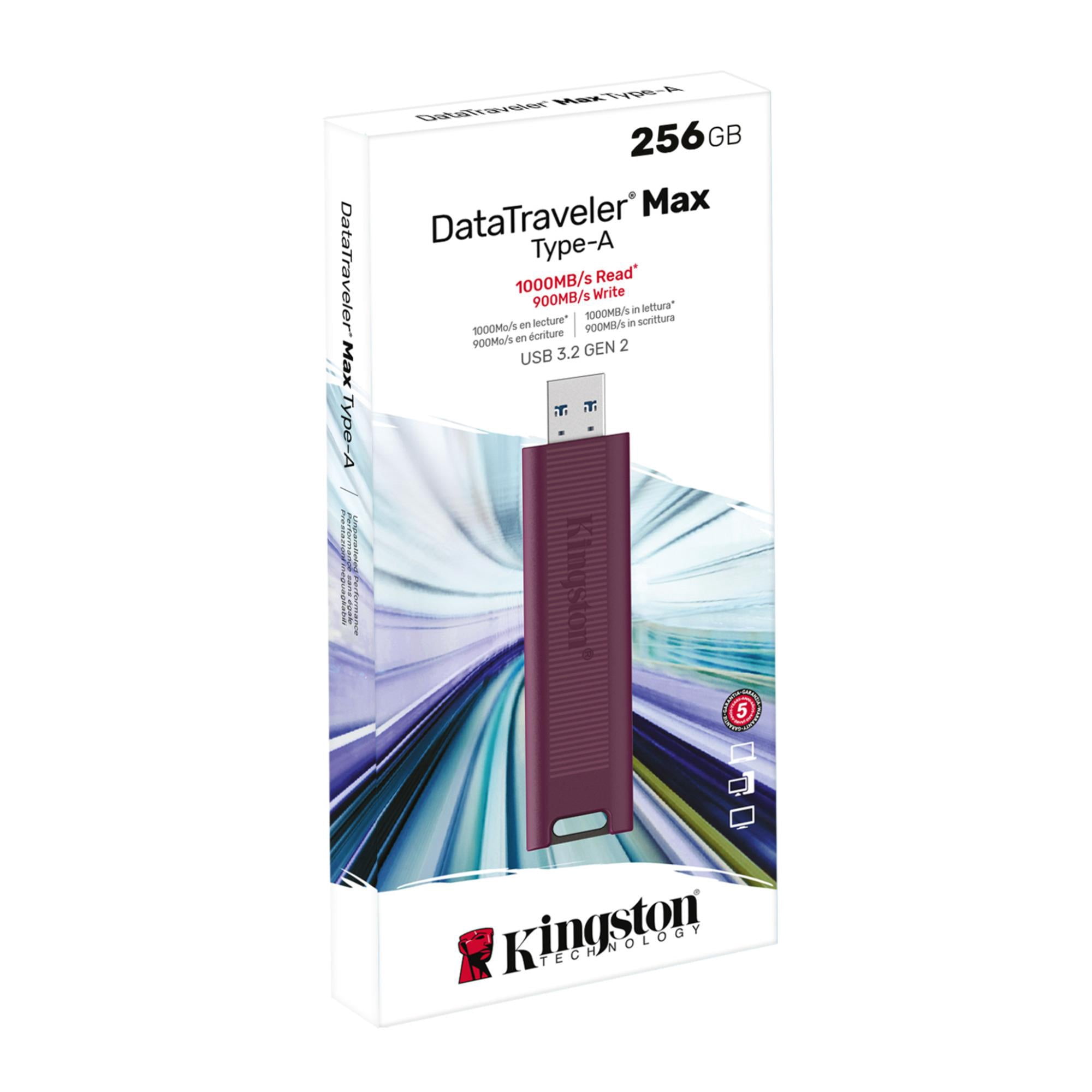 The Kingston DataTraveler Max 256GB USB 3.2 Gen 2 Flash Drive DTMAXA/256GB