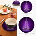 thumbnail image 2 of SKYSONIC Unique Christmas Tree Snowflakes Pot Holders Trivets, 2 Pcs Heat Resistant Trivets, Cotton Thread Weave Mats for Hot Pads Pans Pot Bowl Teapot for Kitchen Decor, 2 of 7