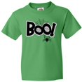 thumbnail image 3 of Inktastic Halloween Boo with Spider and Web in Black Youth T-Shirt, 3 of 5