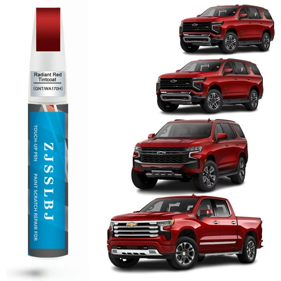Car Touch Up Paint(Radiant Red Tintcoat(GNT/WA170H)) for Chevrolet, Car Paint Scratch Repair Kit, Quick & Easy Solution to Repair, 2 in 1 Scratch Remover Pen with Color-Matched