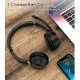thumbnail image 5 of Bluetooth Headset with Microphone (Noise Cancelling & Mute Button), Wireless Headphones with Mic for Work from Home/Office/PC/Call Center/Computer/Laptop/Teams/Zoom, 5 of 7