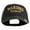 Black, variant on Marines Veteran Embroidered Washed Solid Pigment Dyed Cotton Twill Brass Buckle Cap - Olive OSFM