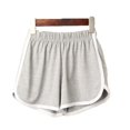 thumbnail image 4 of Hot Summer Street Casual Women Short Pants Women All-match Loose Solid Soft Cotton Casual Female Stretch Shorts Plus Size F1, 4 of 6