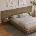 thumbnail image 2 of Nexera Napa 4-Piece Platform Bedroom Set With Floating Nightstand, 2 of 8
