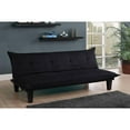 thumbnail image 2 of DHP Lodge Tufted Upholstery Futon Couch, Multiple Colors, 2 of 6