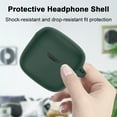 thumbnail image 3 of Funda de silicona para auriculares SUSUchens, resistente a impactos y arañazos, 360 grados, portátil, para JBL TUNE FLEX Atrovirens, 3 of 8