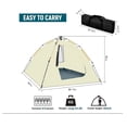 thumbnail image 4 of Camping Dome Tent is Suitable for 2/3/4/5 People, Waterproof, Spacious, Portable Backpack Tent, Suitable for Outdoor Camping/Hiking, 4 of 7