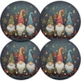 thumbnail image 2 of GZHJMY Cute Christmas Gnome Placemats Set of 4 Non-Slip Heat Resistant Dining Table Place Mats Washable Kitchen PVC Weave Table Mats Table Mat, 2 of 7