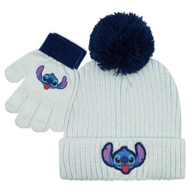 Set de gorro y guantes de invierno Disney Lilo and Stitch Girls