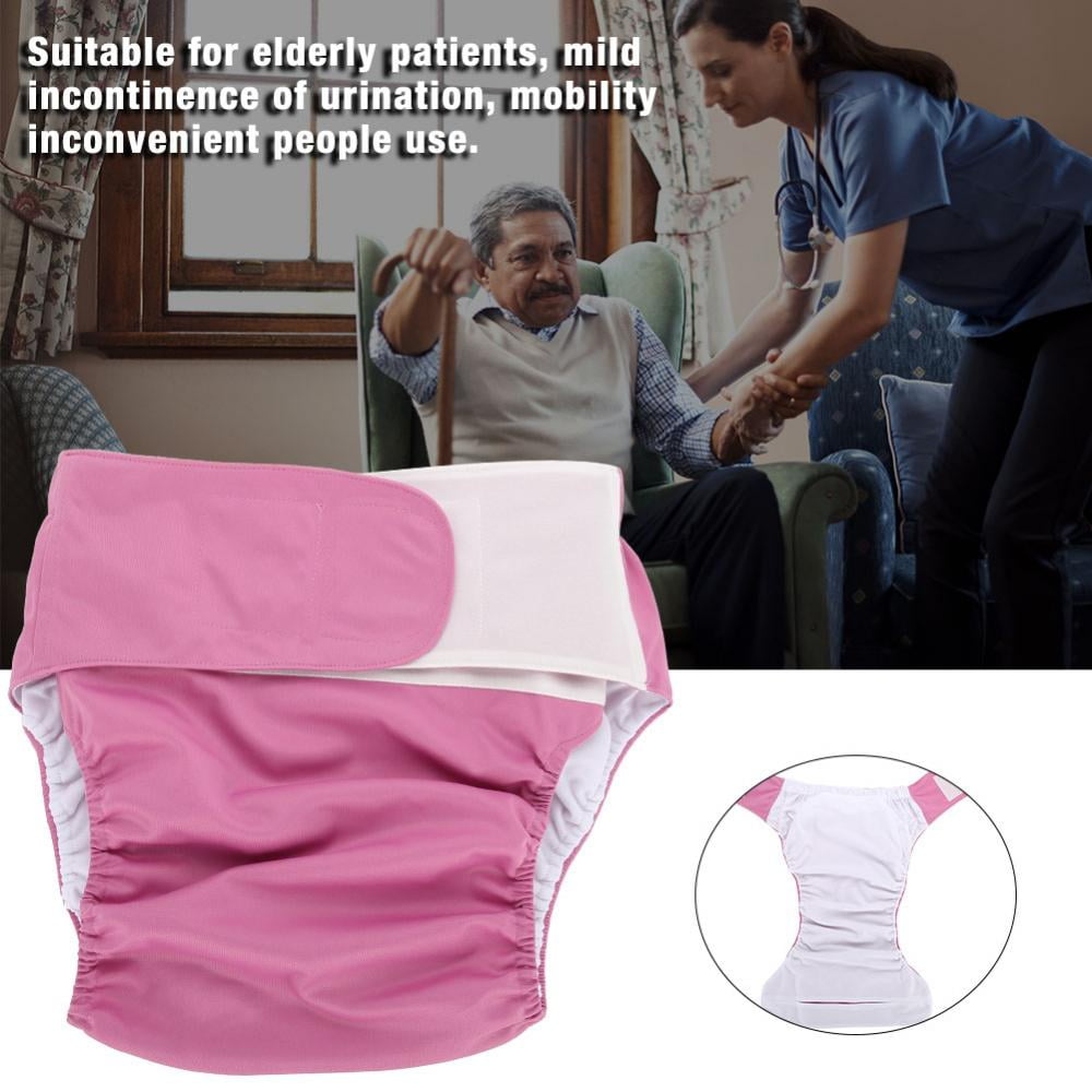 FAGINEY 4 Colors Adult Cloth Diaper Reusable Washable Adjustable Large ...