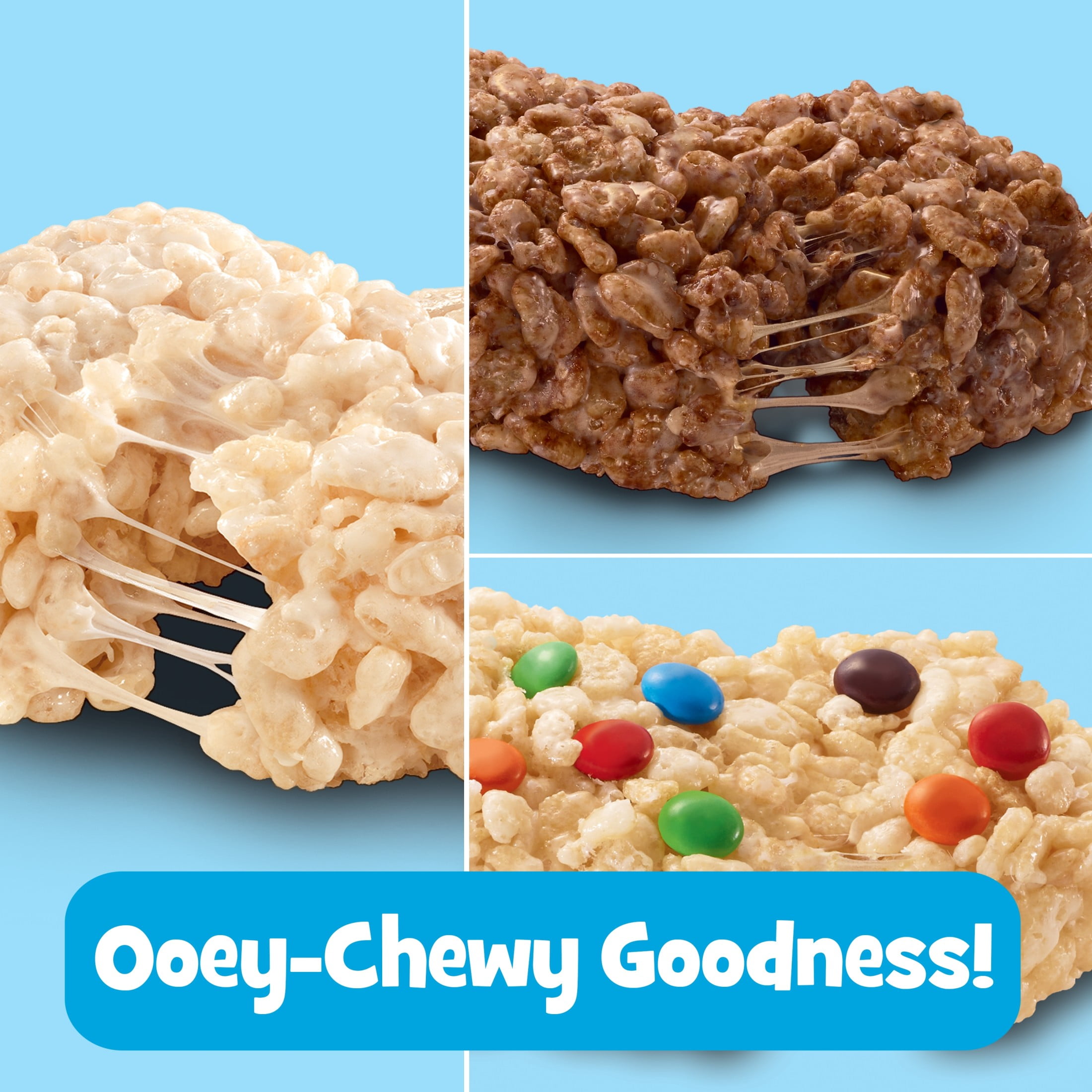 Rice Krispies Treats Variety Pack Chewy Crispy Marshmallow Squares, Kids Snacks, 12.1 oz, 16 Count