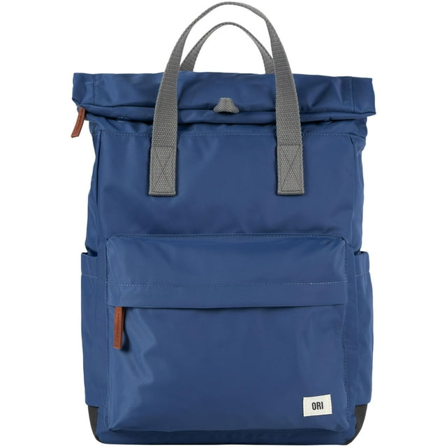 Ori London Mochila Enrollable Para Hombres Y Mujeres - Mochila De Viaje Mediana De Nailon Con Múltiples Bolsillos Para Laptop, Teléfono, Llaves, Billetera, Botellas - La Mochila Canfield Burnt Blue 16