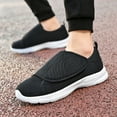 thumbnail image 4 of LASUDRAA Diabetic Adjustable Mens Shoes Lightweight Sneakers for Swollen feet B/W Size 6.5, 4 of 9