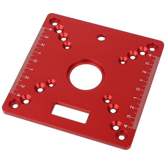 Router Table Insert Plate,Mini Square Woodworking Bench Router Flip Plate,Multifunctional Trimming Engraving Table