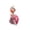Pink, variant on Bomd 7 Inch Desk Goose Outfit, Festive Clothes & Accessories for Desktop Goose Statues, Party Hat, Bow Tie And Birthday Banner, for Office, Home Table Decor And Birthday Gifts,Pink