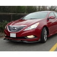 thumbnail image 2 of For 2011-2014 Hyundai Sonata STP-Style Matt Black Front Bumper Body Spoiler Lip, 2 of 5
