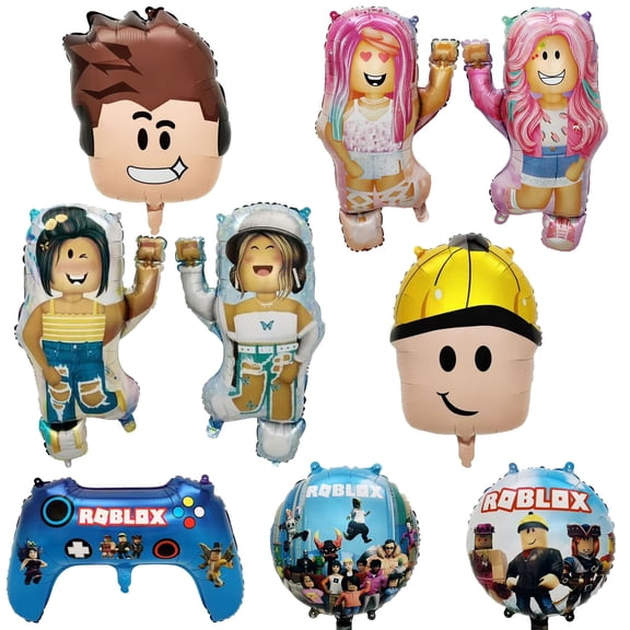 Roblox Birthday Party Balloons Foil, 9 PCS
