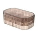 thumbnail image 4 of Caja de almacenamiento de joyas, bandeja para pendientes, organizador de joyas de 3 capas con múltiples rejillas, multifuncional, gran capacidad para Marrón Yinane Bandeja de almacenamiento de joyas, 4 of 8