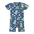 thumbnail image 4 of ﻿Baby Dinosaurs Newborn Infant Baby Romper Shirts Boy Girl Cartoon Dinosaurs Rainbow Sun Stars Cactus Mountain Summer Outfit Baby Clothes Short Sleeve Onesie, 4 of 6