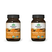Organic India Turmeric Curcumin Herbal Supplement - Immune System Support, Healthy Inflammatory Response, Whole Root Supplement, Organic Trikatu, USDA Certified Organic, Non-GMO - 90 Capsule