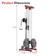 thumbnail image 2 of Yeshouse Estación de poleas de pared, máquina crossover ajustable en 20 posiciones, doble polea para gimnasio en casa, 2 of 8