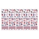 thumbnail image 1 of 25 tatuajes temporales del 4 de julio adecuados para la mayoría de las personas: pegatinas impermeables para arte corporal del Día de la Independencia, 1 of 5