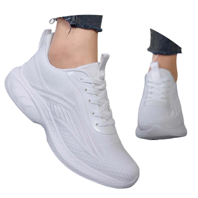 Chaussures de Marche pour Femmes Légères Tennis Espadrilles Mode Sport Entraînement Gym Chaussures pour la Course