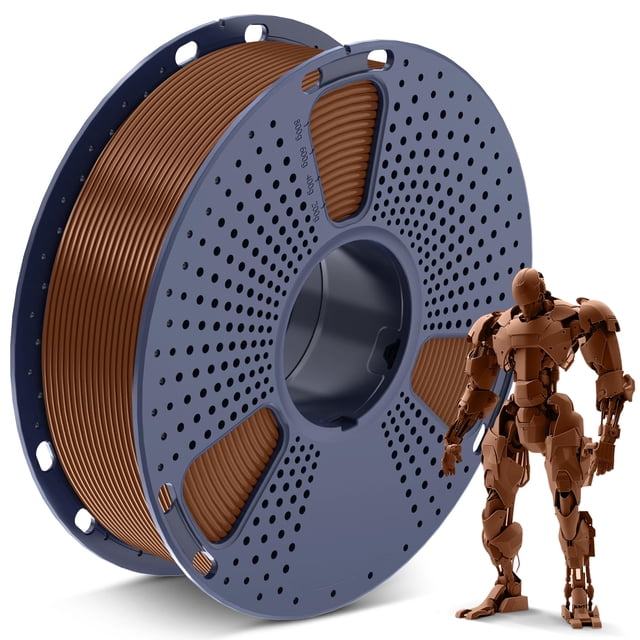 Filamento para impresora 3D SUNLU PLA, bobina de 1,75 mm y 1 kg (marrón)