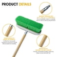 thumbnail image 3 of Nanoskin Professional Long-Reach 60-Inch Hardwood Handle with Universal Threaded Die-Cast Tip for Professional Cleaning, Auto Detailing, Industrial Use - Compatible with 85-671 & 85-673 Brush Heads, 3 of 5