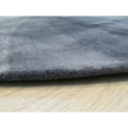 thumbnail image 3 of EORC Blue Hand-Tufted Wool Contemporary Swirl Rug, 4' Round-Color:Blue,Material:Wool, 3 of 4