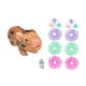 thumbnail image 2 of Miniatura de cerdito reborn de silicona, mini cerdito de silicona, muñeco de cerdito adorable E, 2 of 8