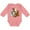 Mauve, variant on Inktastic Happy Farm Animals Boys or Girls Long Sleeve Baby Bodysuit