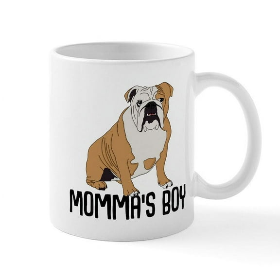 CafePress - Momma's Boy - 11 oz Ceramic Mug - Novelty Coffee Tea Cup