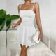 thumbnail image 4 of Vestido informal sin tirantes y sin espalda: estilo veraniego, poliéster, ideal para combinar con tacones altos, perfecto para la playa o una fiesta, tallas XS-L., 4 of 8