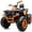 Orange, variant on Hikiddo Kids ATV 4-Wheeler, 24 Volt 4WD Ride On Toys for Big Kids w/ 2 Seater, 4x200W Motor, 5.6Mph Max Speed -Green