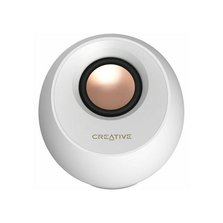 Creative Pebble Pro ホワイト Creative Pebble Pro 2.0 Portable Bluetooth Speaker, 51MF1710AA003