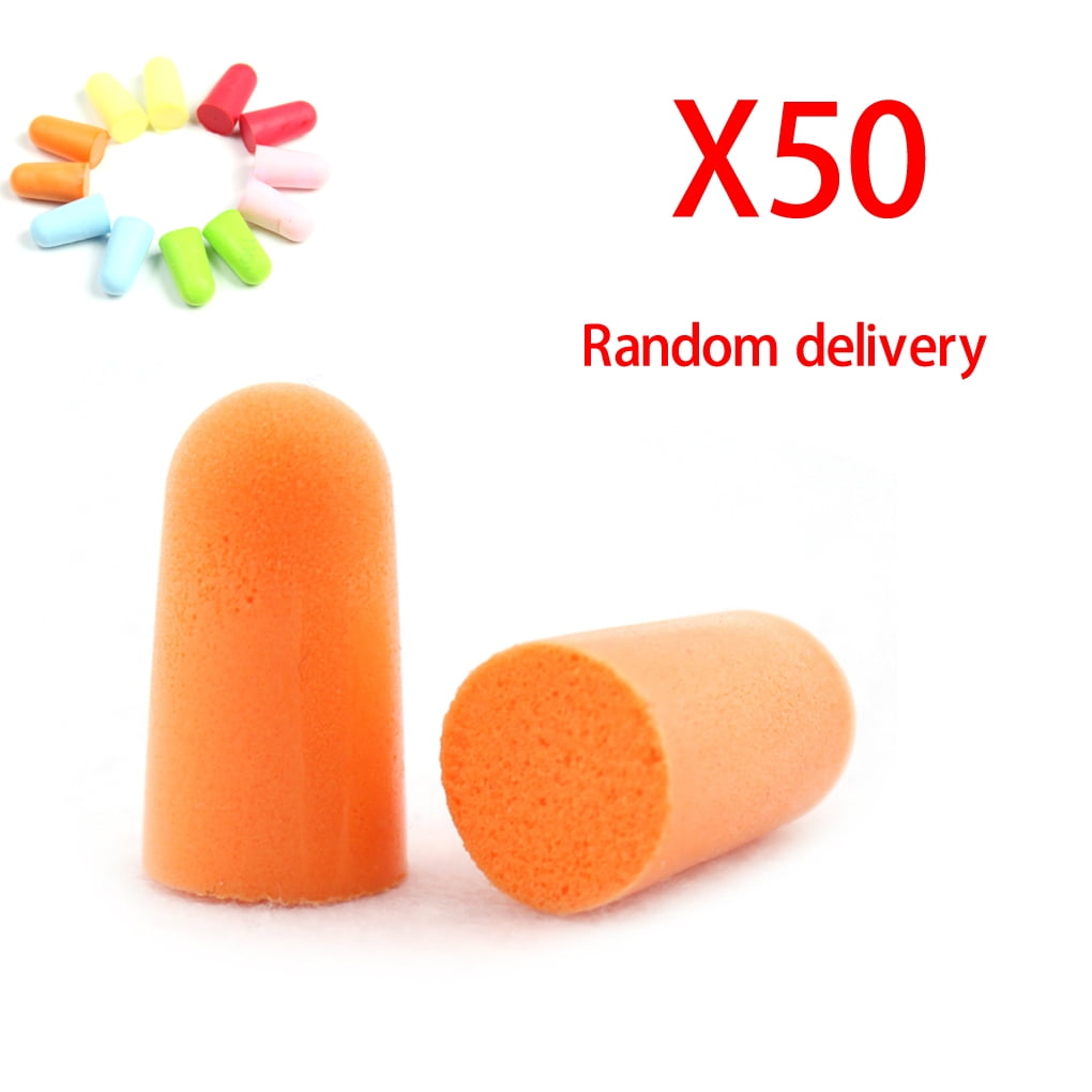 50Pair Travel Reducer Sleep Noise Foam Ear Plugs Protector