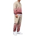 thumbnail image 4 of Mens Sweatsuits 2 Piece Sets Long Sleeve Oversized Pullover Sweatshirts And Elastic Waist Gradient Print Sweatpants Athletic Tracksuits, 4 of 5