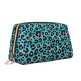 thumbnail image 2 of Gaeub Leopard 1 Printed Travel Cosmetic Bag,Makeup Bag, Large Capacity Toiletry Bag for Women, Portable Pouch Make Up Organizer with Zipper and Divider, 2 of 8