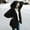 T Black, variant on Winter Cardigans for Women Trendy Women's Oversized Open Front Hooded Draped Pockets Cardigan Coat Beige